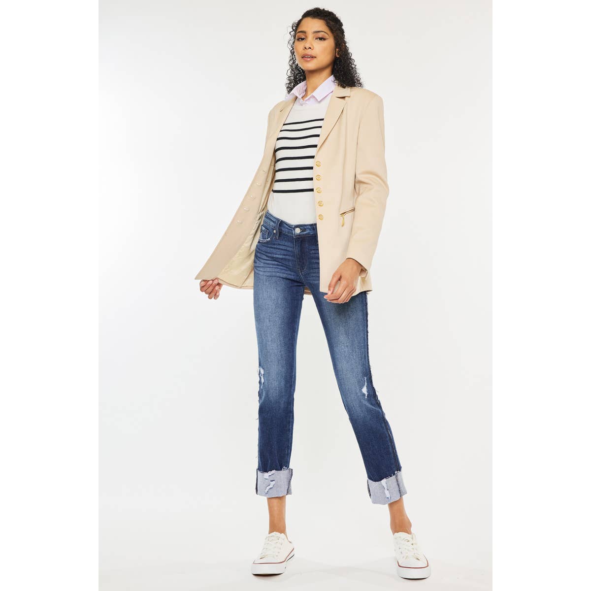 Izzy-Mid Rise Straight - Premium from Kan Can USA - Just $98! Shop now at Bri en Lyle Boutique