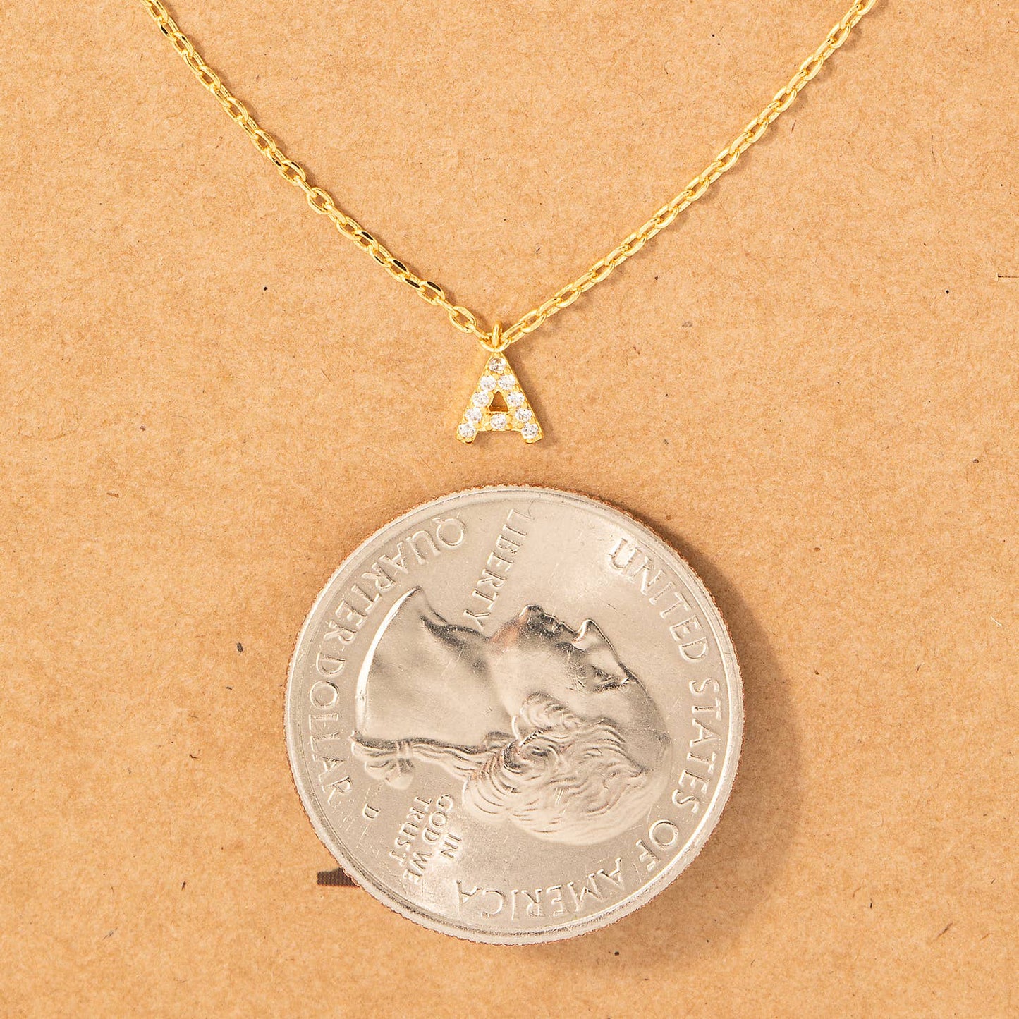 Mini Initial A Necklace