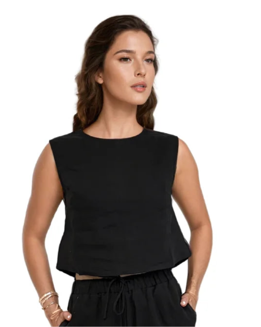 NINA LINEN TANK
