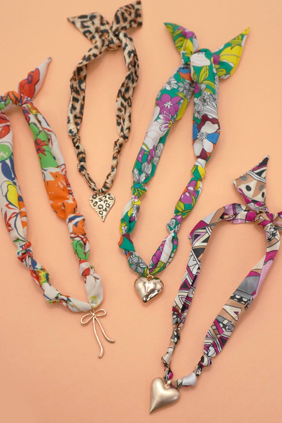 SCARF CHARM NECKLACE
