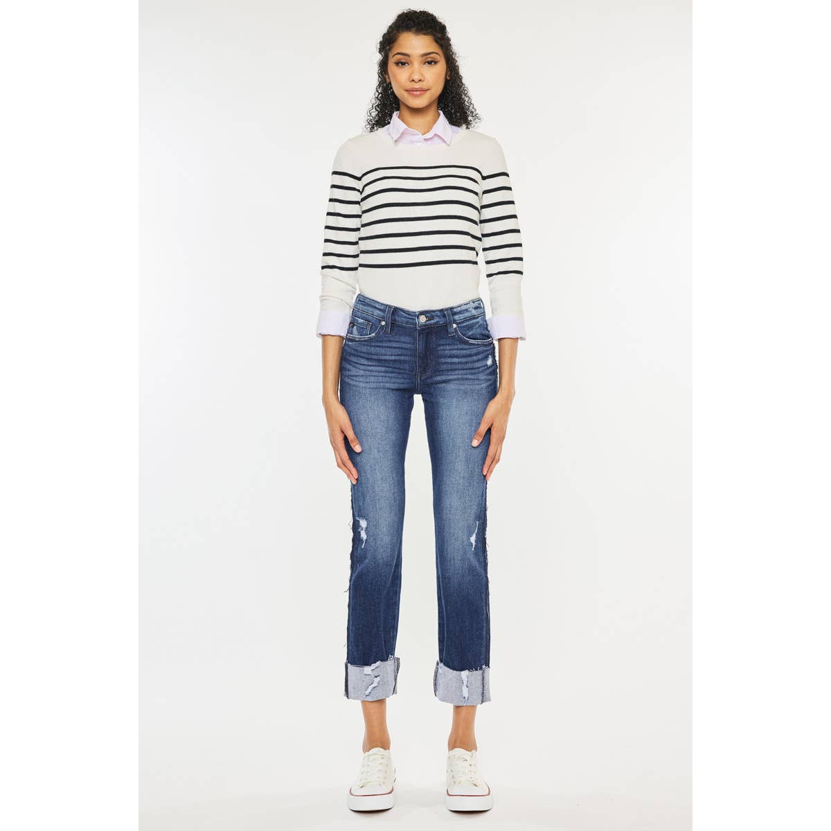 Izzy-Mid Rise Straight - Premium from Kan Can USA - Just $98! Shop now at Bri en Lyle Boutique