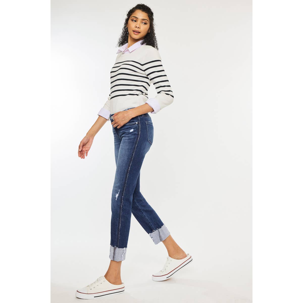 Izzy-Mid Rise Straight - Premium from Kan Can USA - Just $98! Shop now at Bri en Lyle Boutique