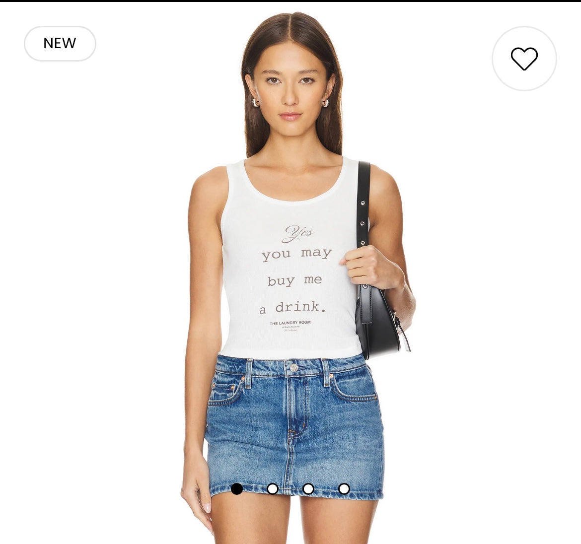 YES YOU MAY BUY ME A DRINK RIBBED TANK