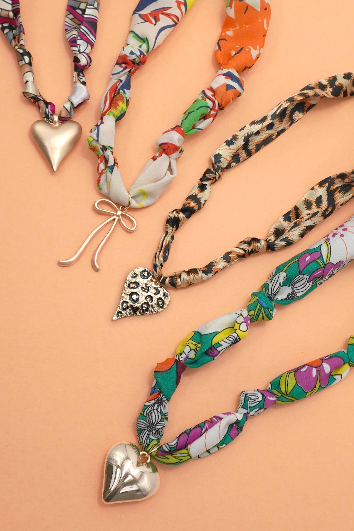 SCARF CHARM NECKLACE