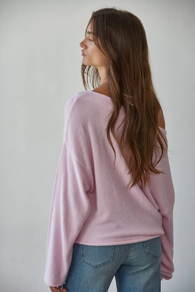GRACIE BOAT NECK SWEATER