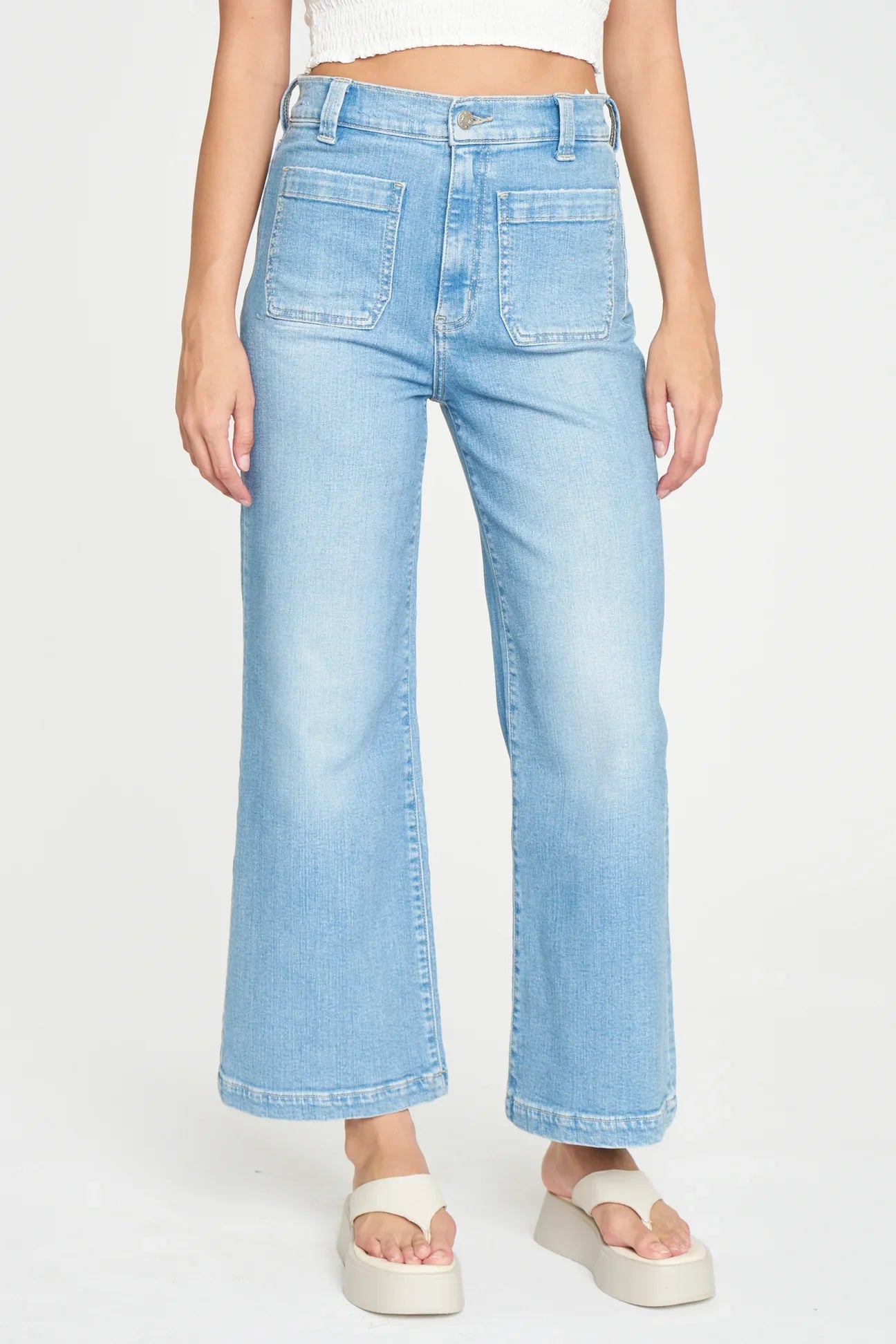 Siren Patch Pocket Wide Ankle - Premium Pant from DAZE Denim - Just $157! Shop now at Bri en Lyle Boutique