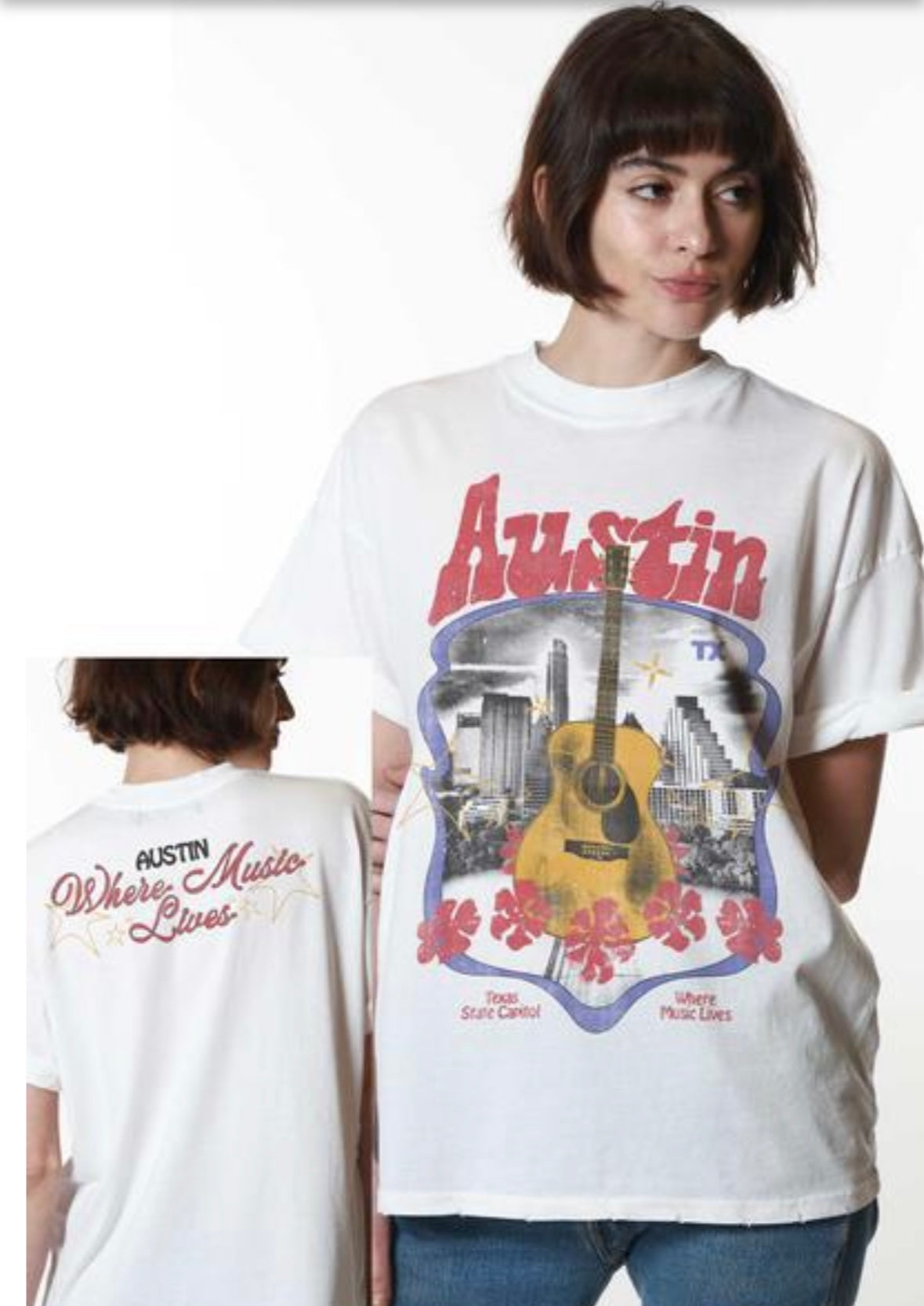 AUSTIN TX, BOYFRIEND TEE