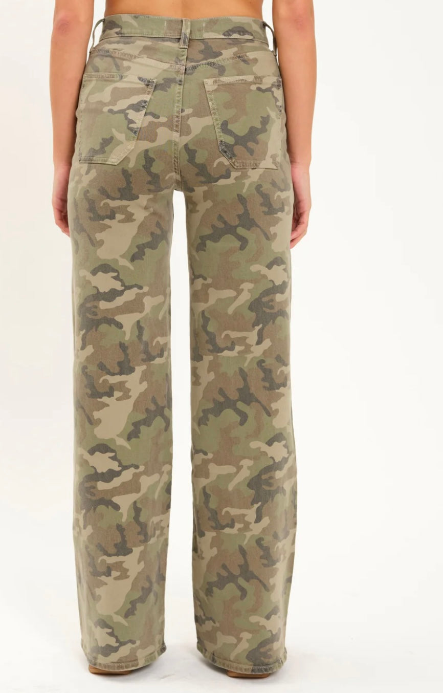 FAR OUT HIGH RISE WIDE LEG IN HIDEAWAY