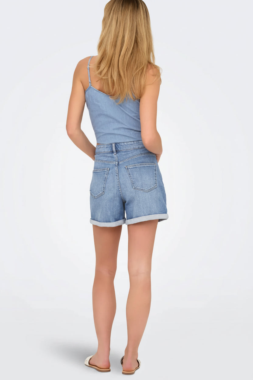 JOSEPHINE STRETCH DENIM SHORTS