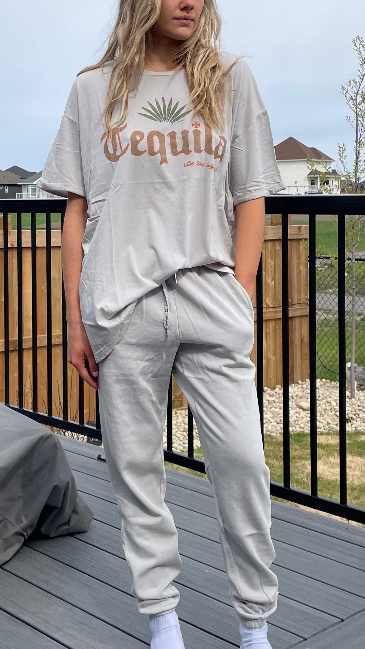 TEQUILA OVERSIZED TEE - STAR DUST