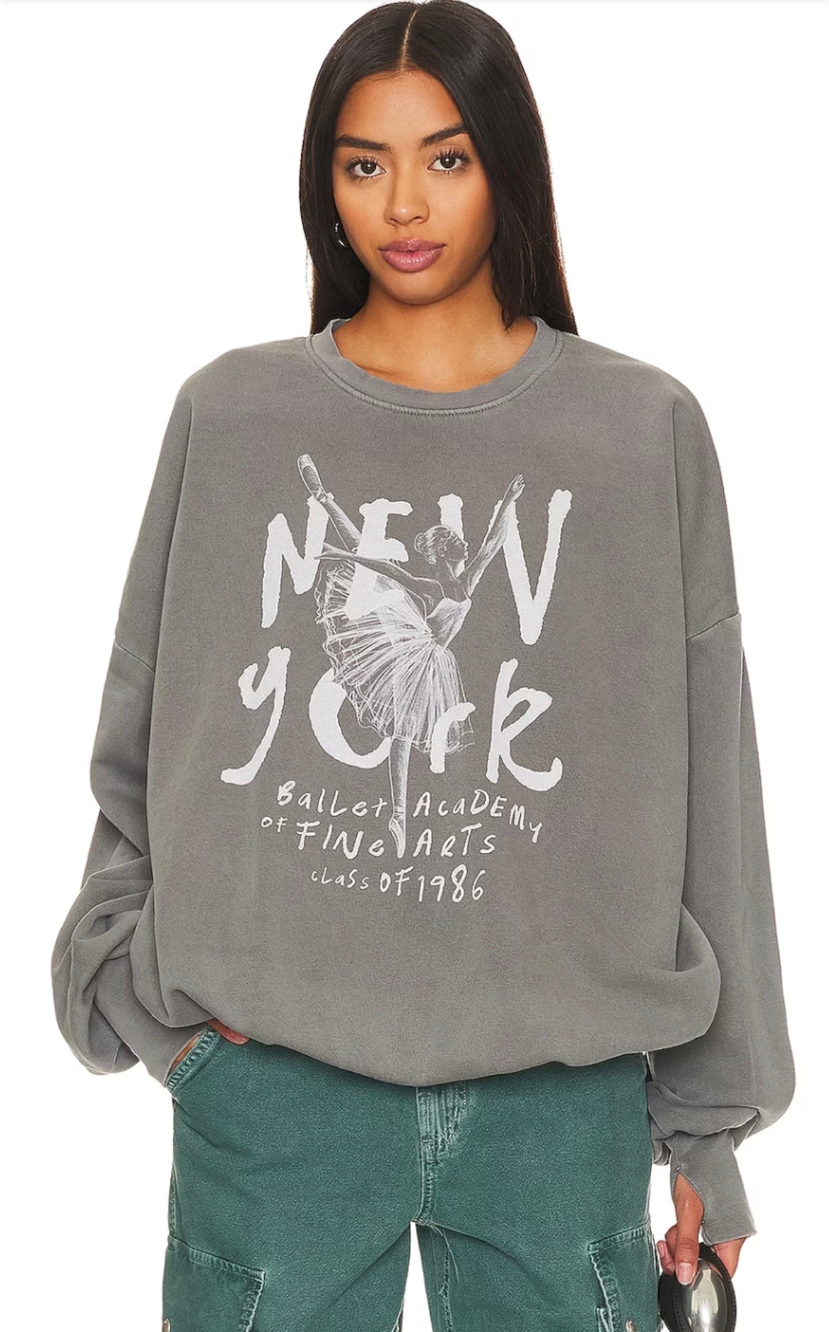 NY BALLET ACADEMY CREW - GRAVITY GREY