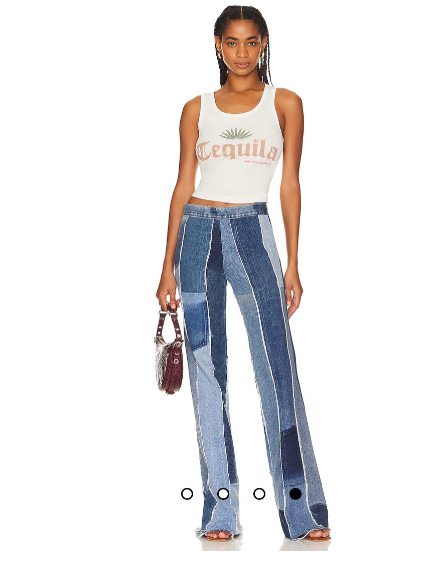 TEQUILA RIB TANK - WHITE