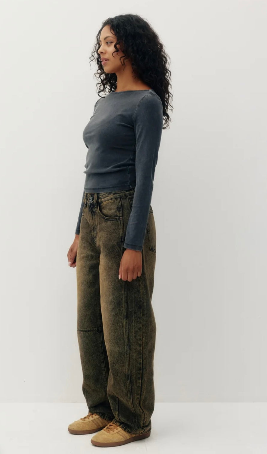 JACQUELINE BARREL LEG - BRONZE