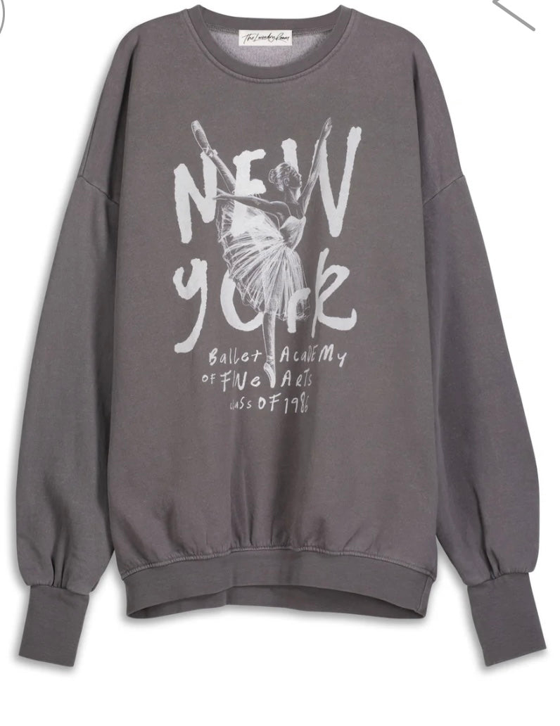 NY BALLET ACADEMY CREW - GRAVITY GREY