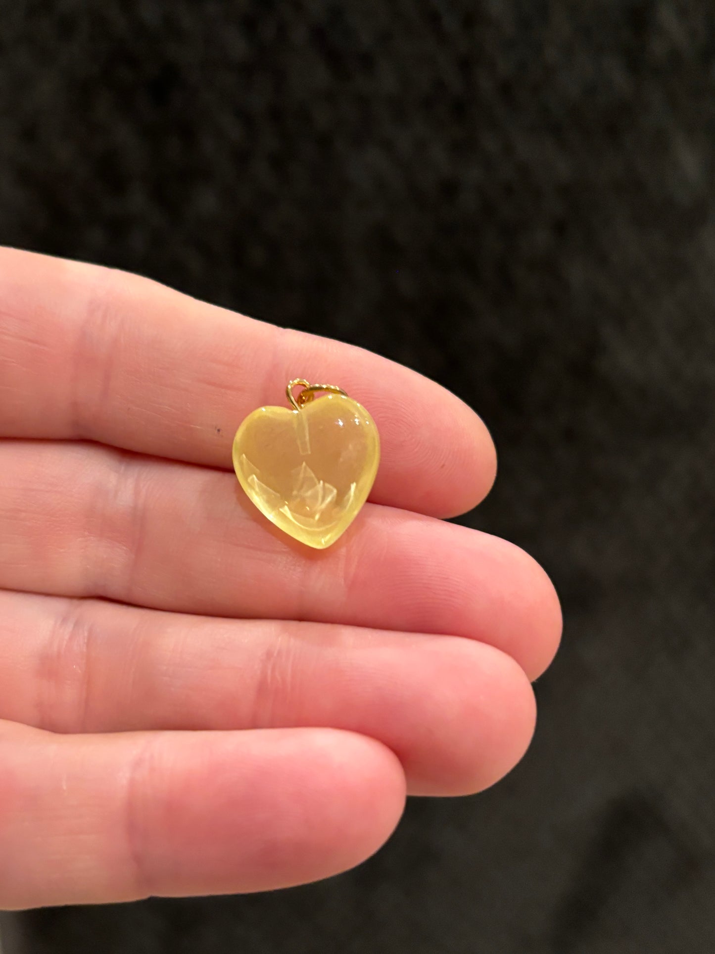 Large glass heart