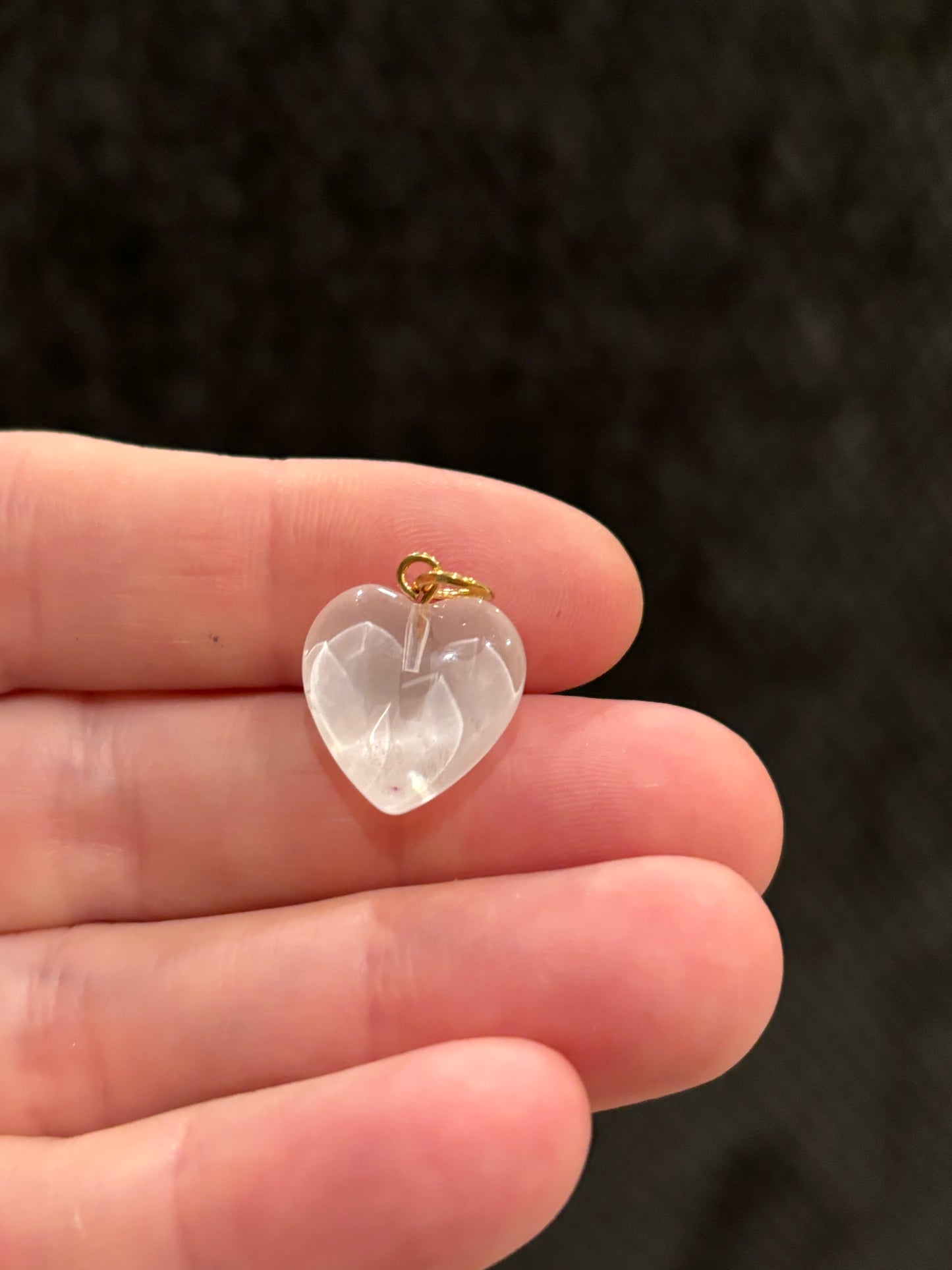 Large glass heart