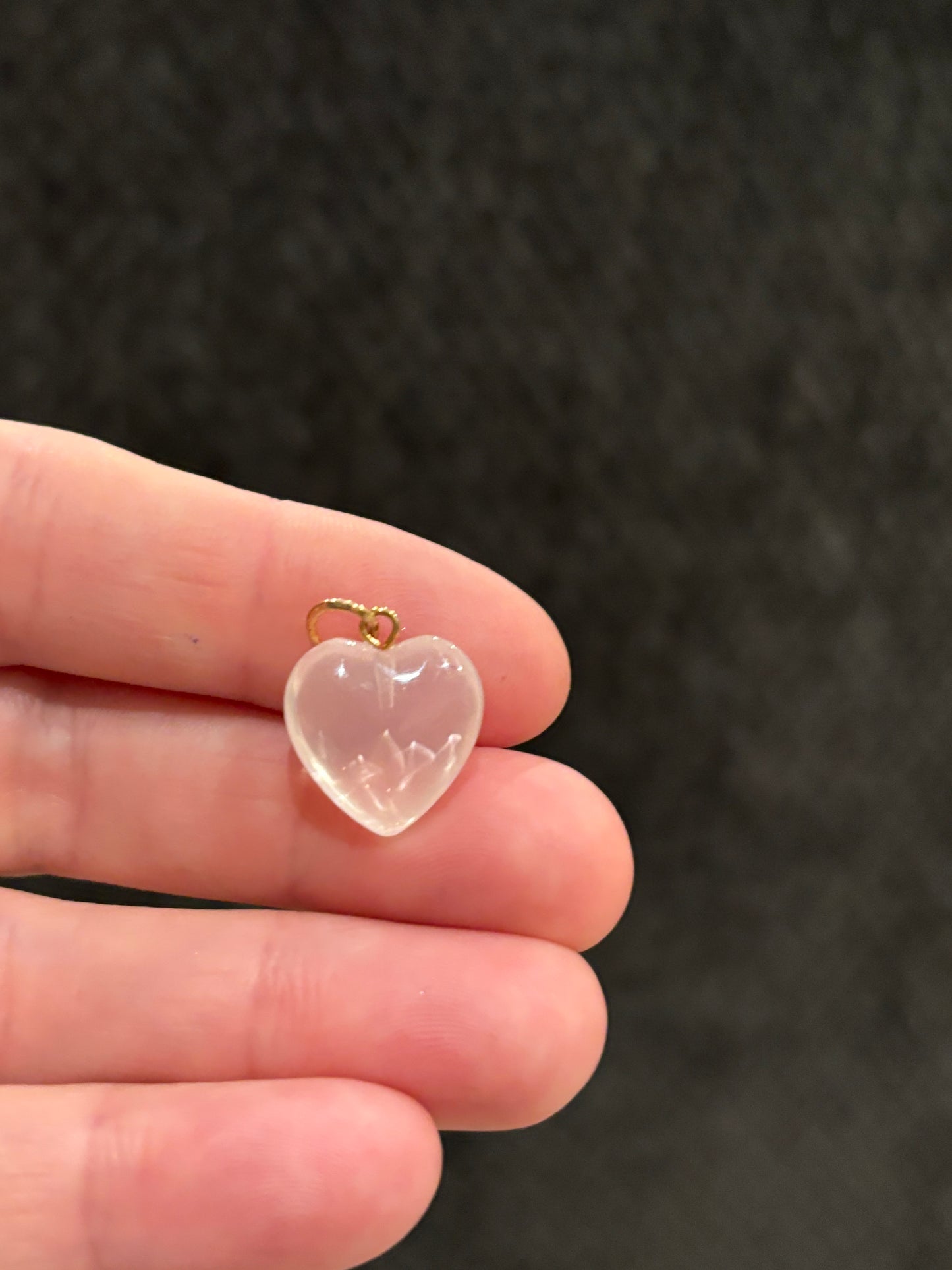 Large glass heart