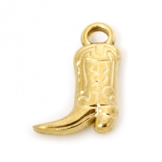 Cowboy Charms Gold Plated Boots