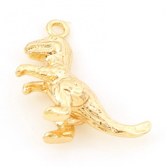 18K Real Gold Plated Dinosaur Animal 3D