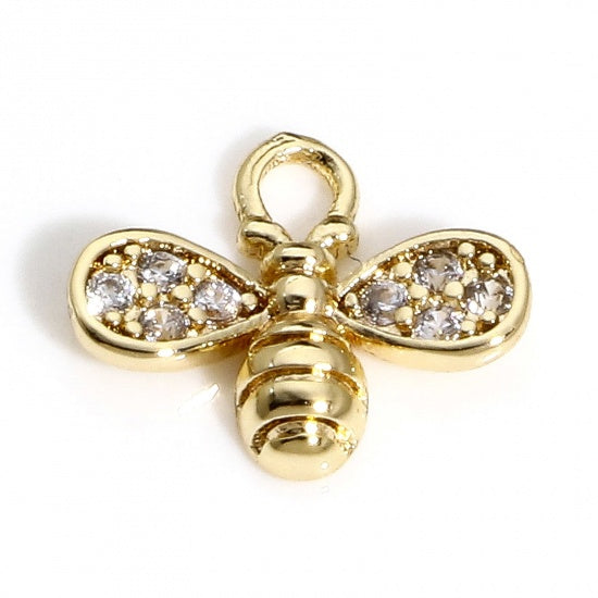 18K Real Gold Plated Bee