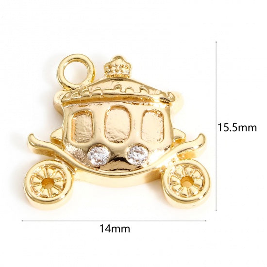 18K Real Gold Plated Carriage