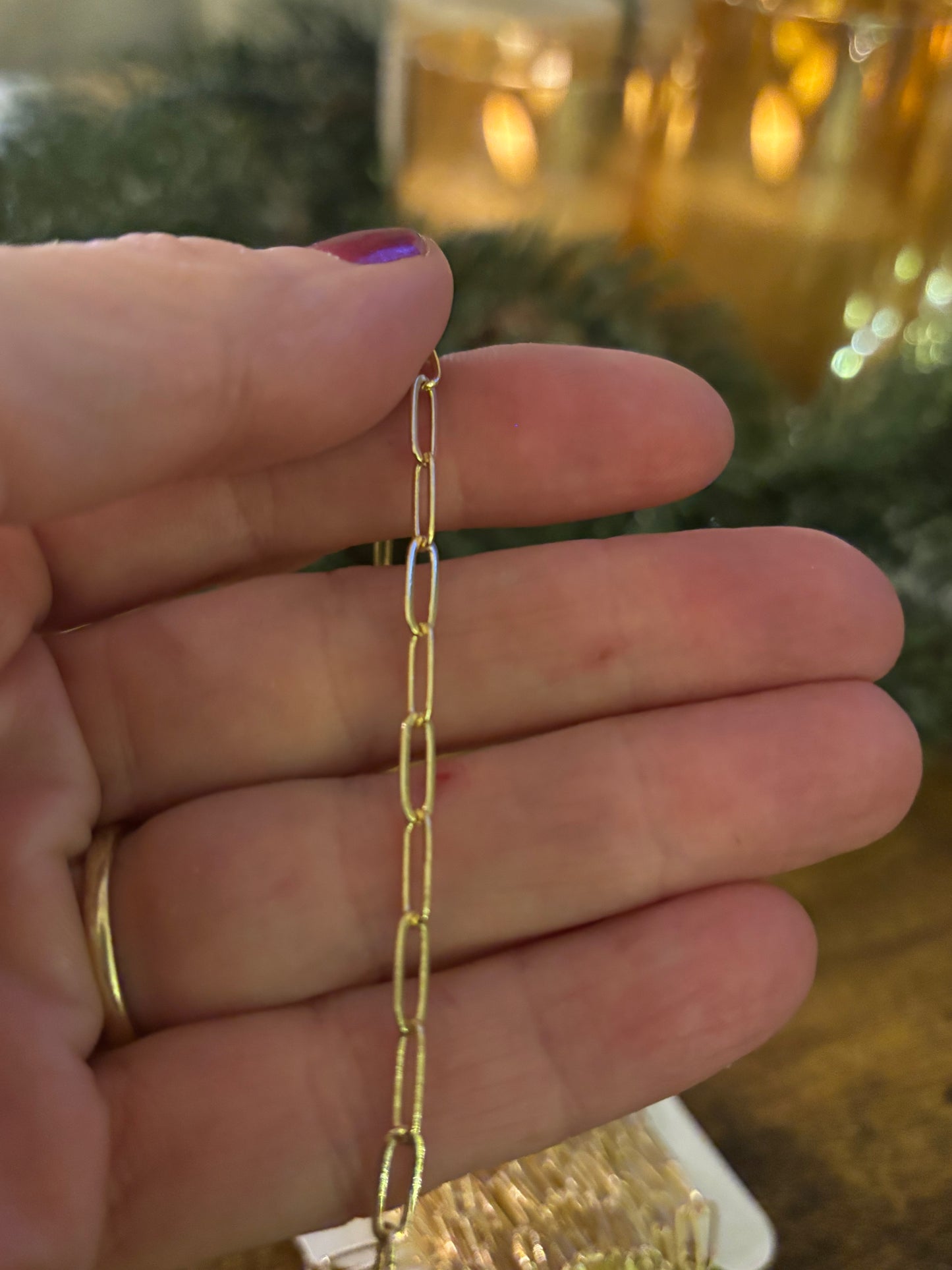 14k gold filled charm-bracelet