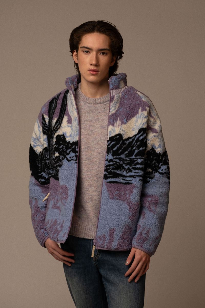 KUWALLA SHERPA ZIP UP JACKETS