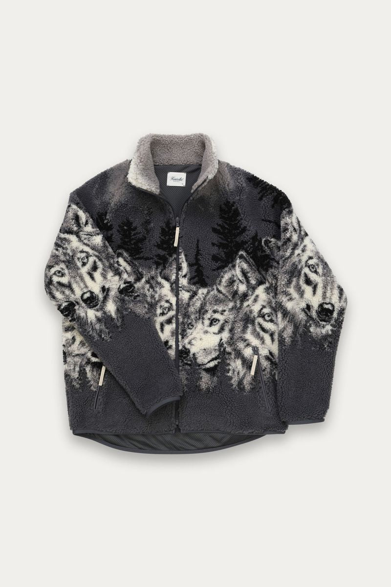 KUWALLA SHERPA ZIP UP JACKETS