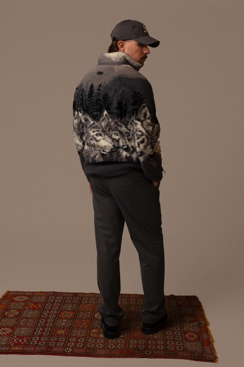 KUWALLA SHERPA ZIP UP JACKETS
