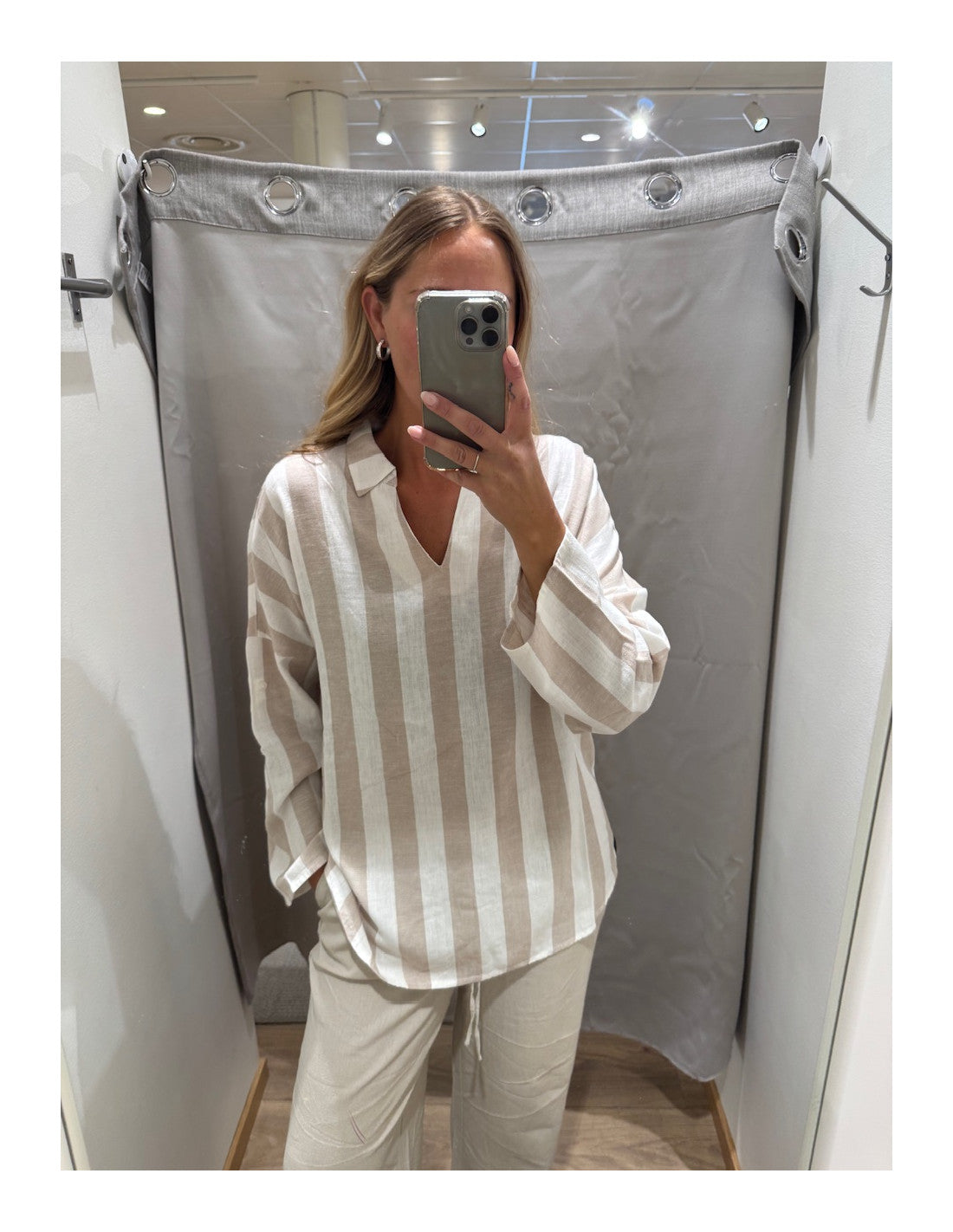 CARO 3/4 LINEN TUNIC
