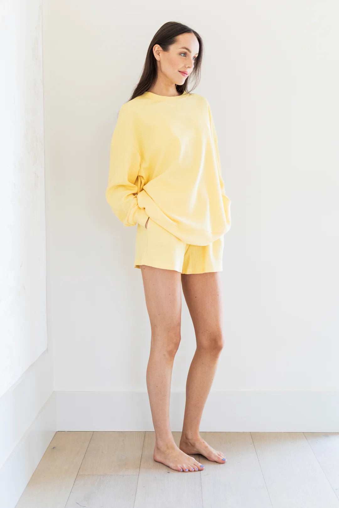 EVERYDAY WAFFLE SHORT SET