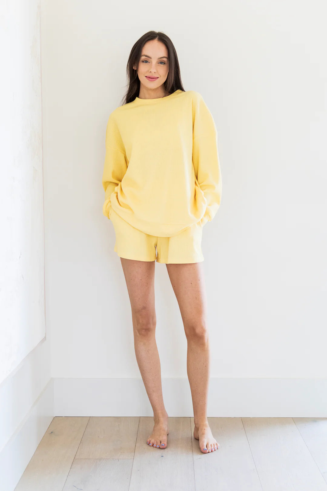 EVERYDAY WAFFLE SHORT SET