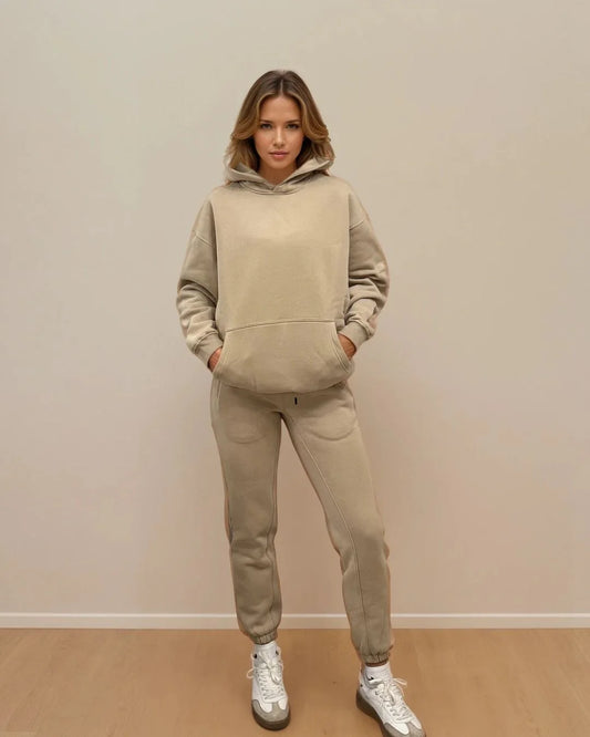 LAID BACK LOUNGE SET -LATTE