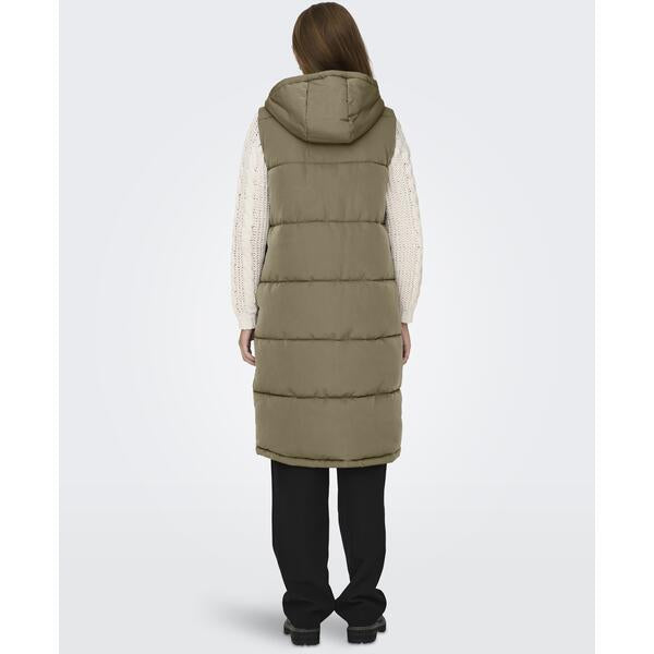 ALINA PUFFER VEST - Stone Grey