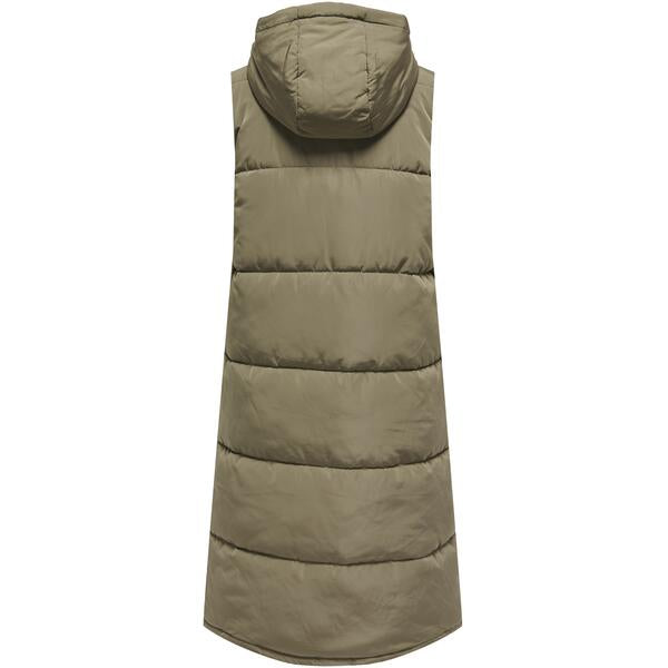 ALINA PUFFER VEST - Stone Grey