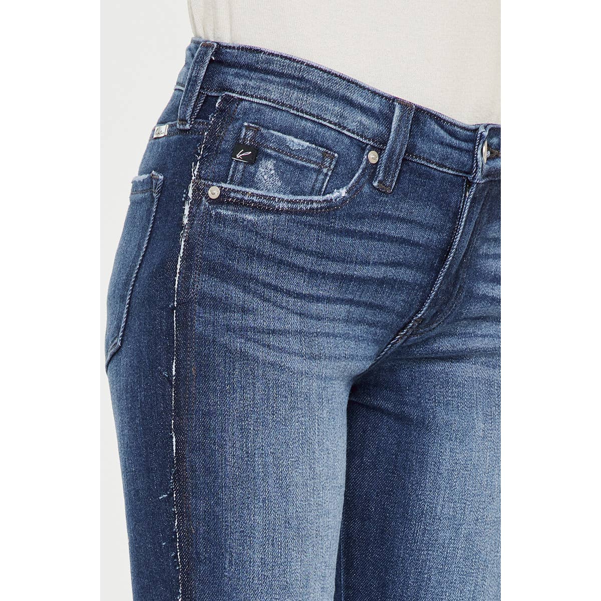Izzy-Mid Rise Straight - Premium from Kan Can USA - Just $98! Shop now at Bri en Lyle Boutique