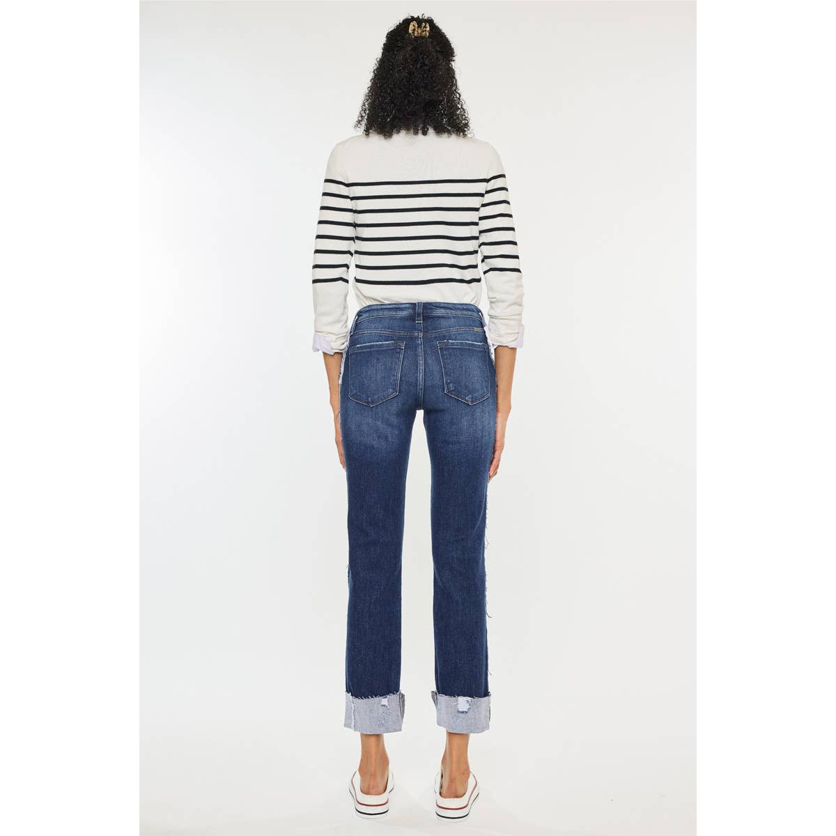 Izzy-Mid Rise Straight - Premium from Kan Can USA - Just $98! Shop now at Bri en Lyle Boutique