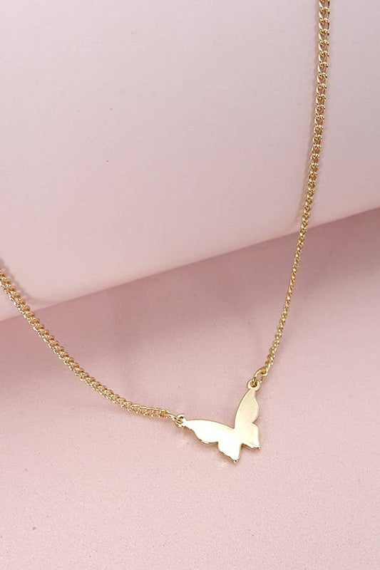 MINI BUTTERFLY PENDANT NECKLACE | 31N21098