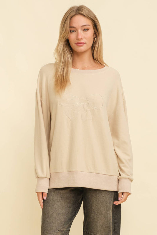 🎀 DROP SHOULDER OVERSIZED SWEATSHIRT