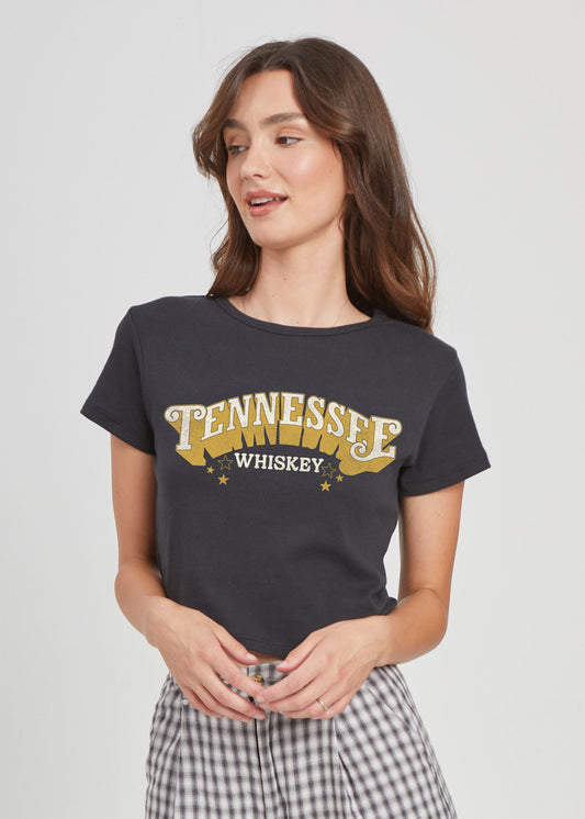 Tennessee Whiskey Baby Tee - Premium Shirt from GIRL DANGEROUS - Just $62! Shop now at Bri en Lyle Boutique