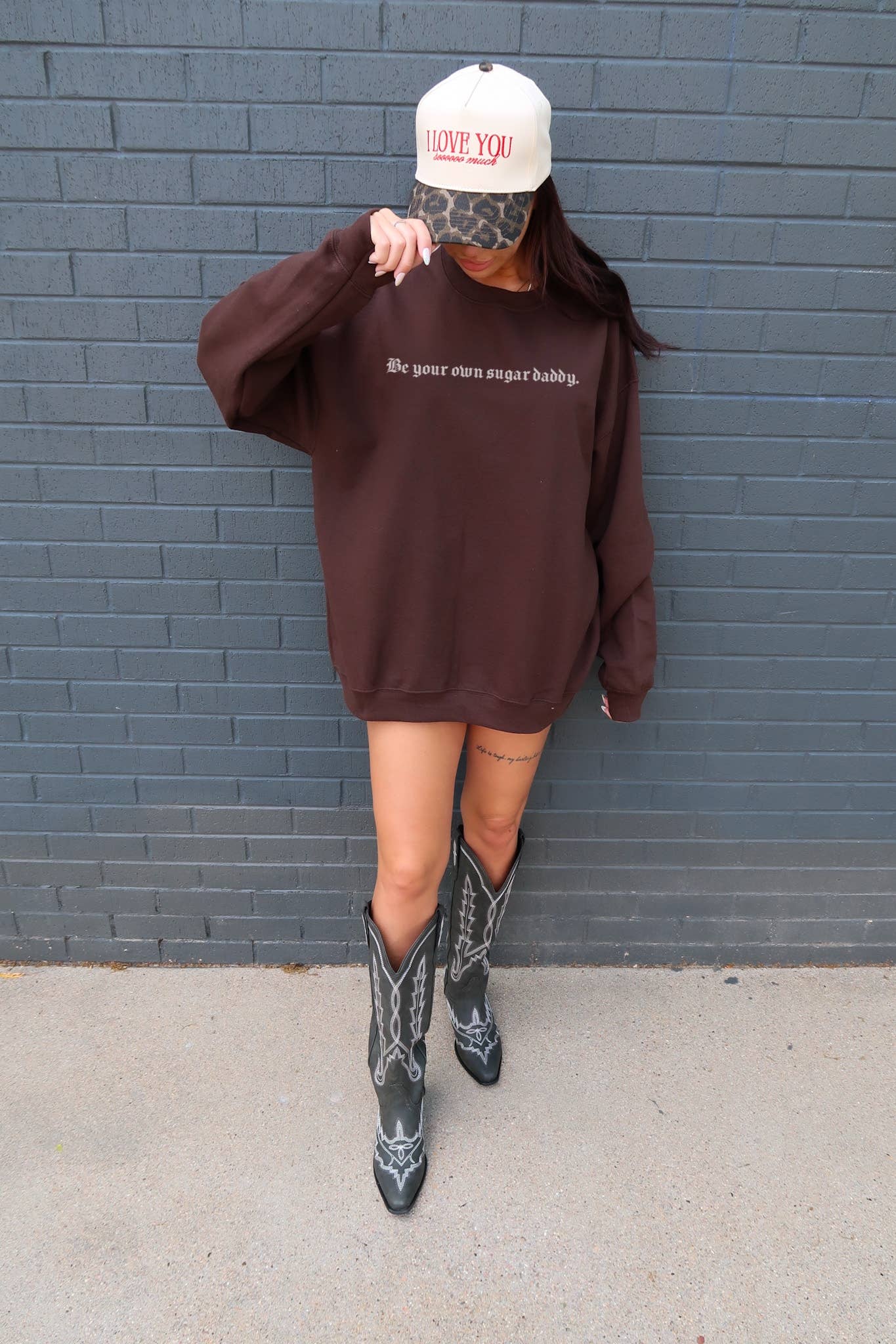 BE YOUR OWN SUGAR DADDY CREWNECK SWEATSHIRT