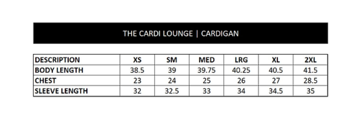 THE CARDI LOUNGE | CARDIGAN