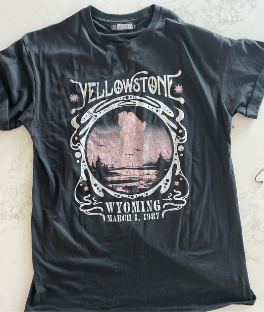 Yellowstone Tour - Oversized Tee dress