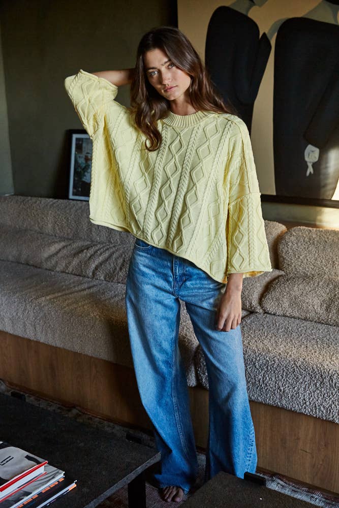 SONNY CABLE SWEATER