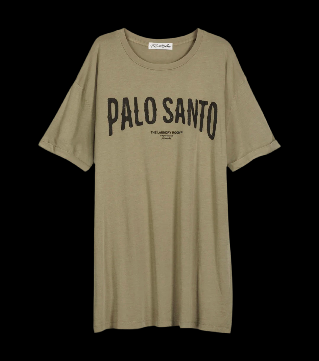 PALO SANT0 OVERSIZED TEE - CAMEL GOLD