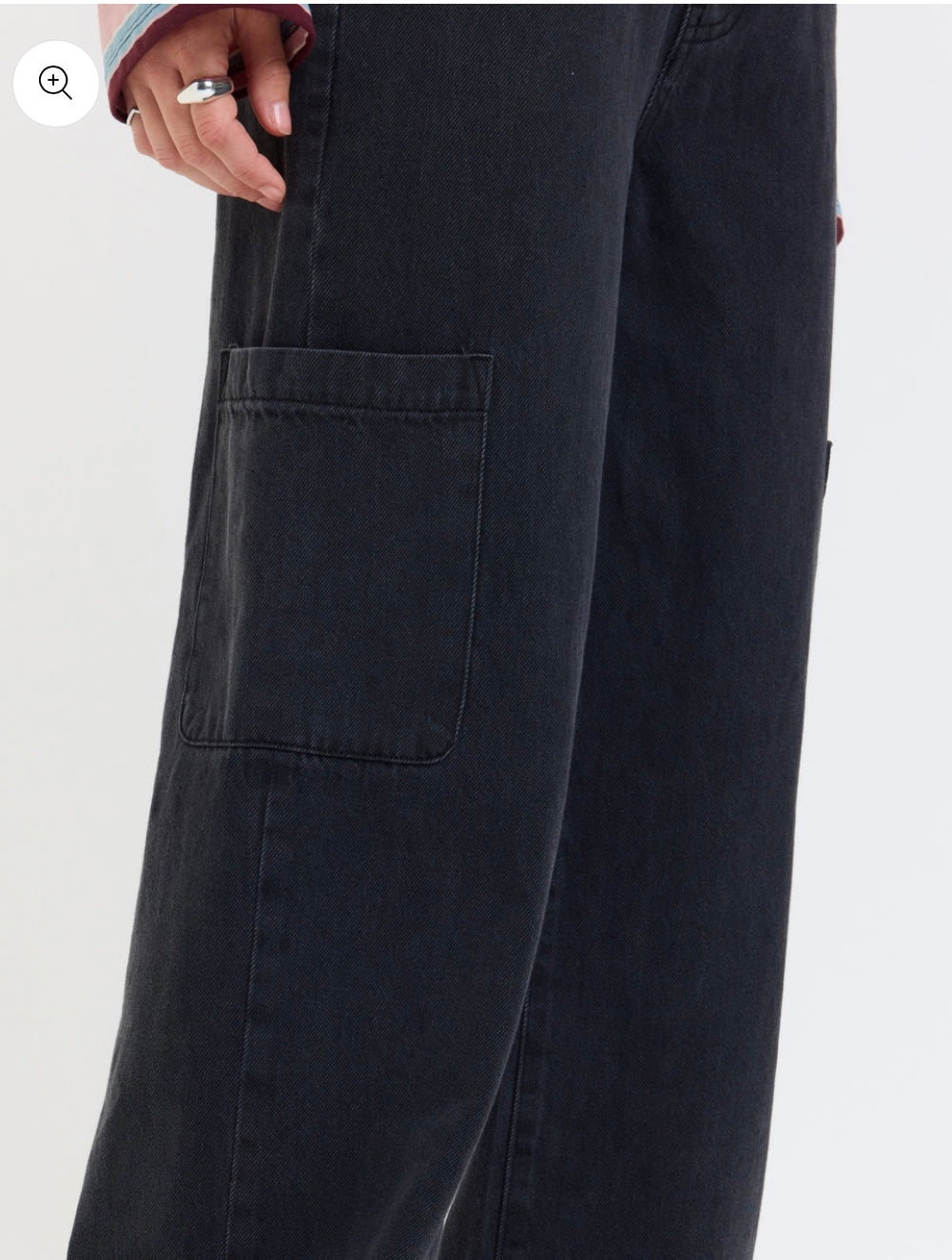 MIRAGE MID RISE CARGO HAREM IN ECLIPSE