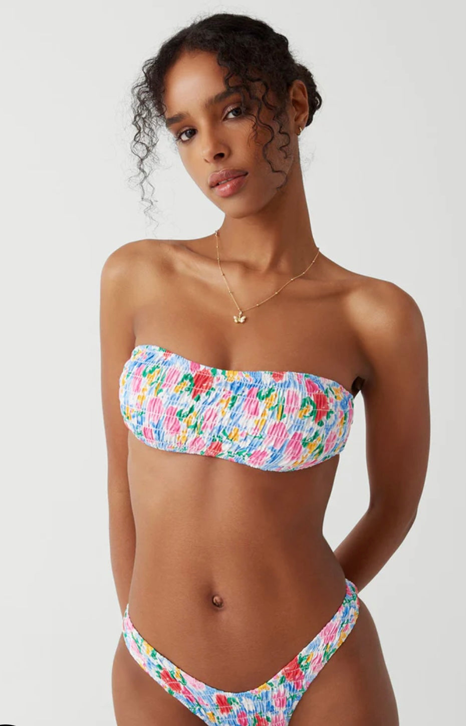 Buy Rosabella Bandeau Bikini Top Painted Petals Online Bri en Lyle BoutiqueFrankie s Painted Petals Large