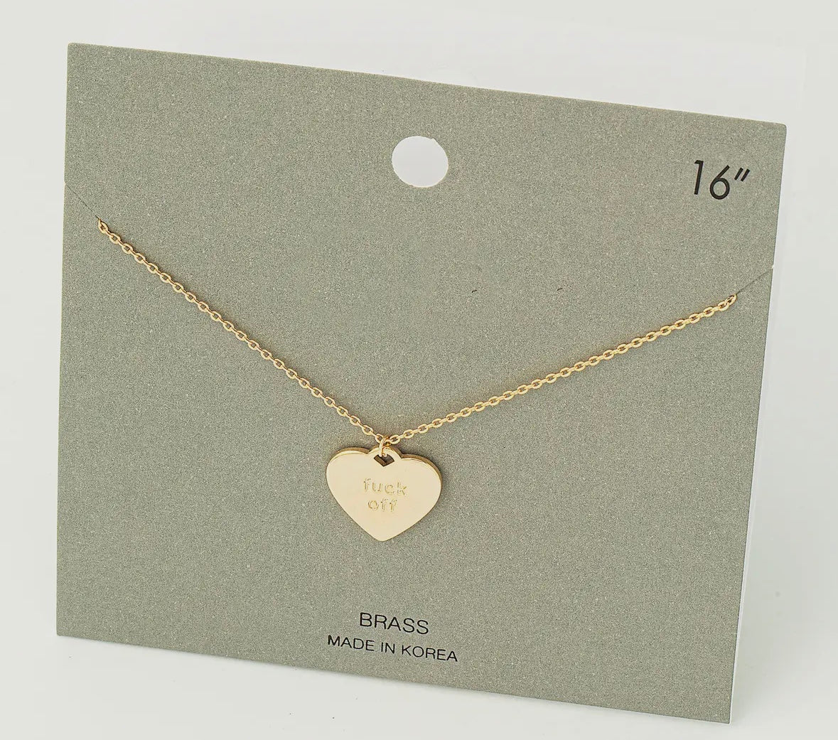 FUCK OFF Necklace
