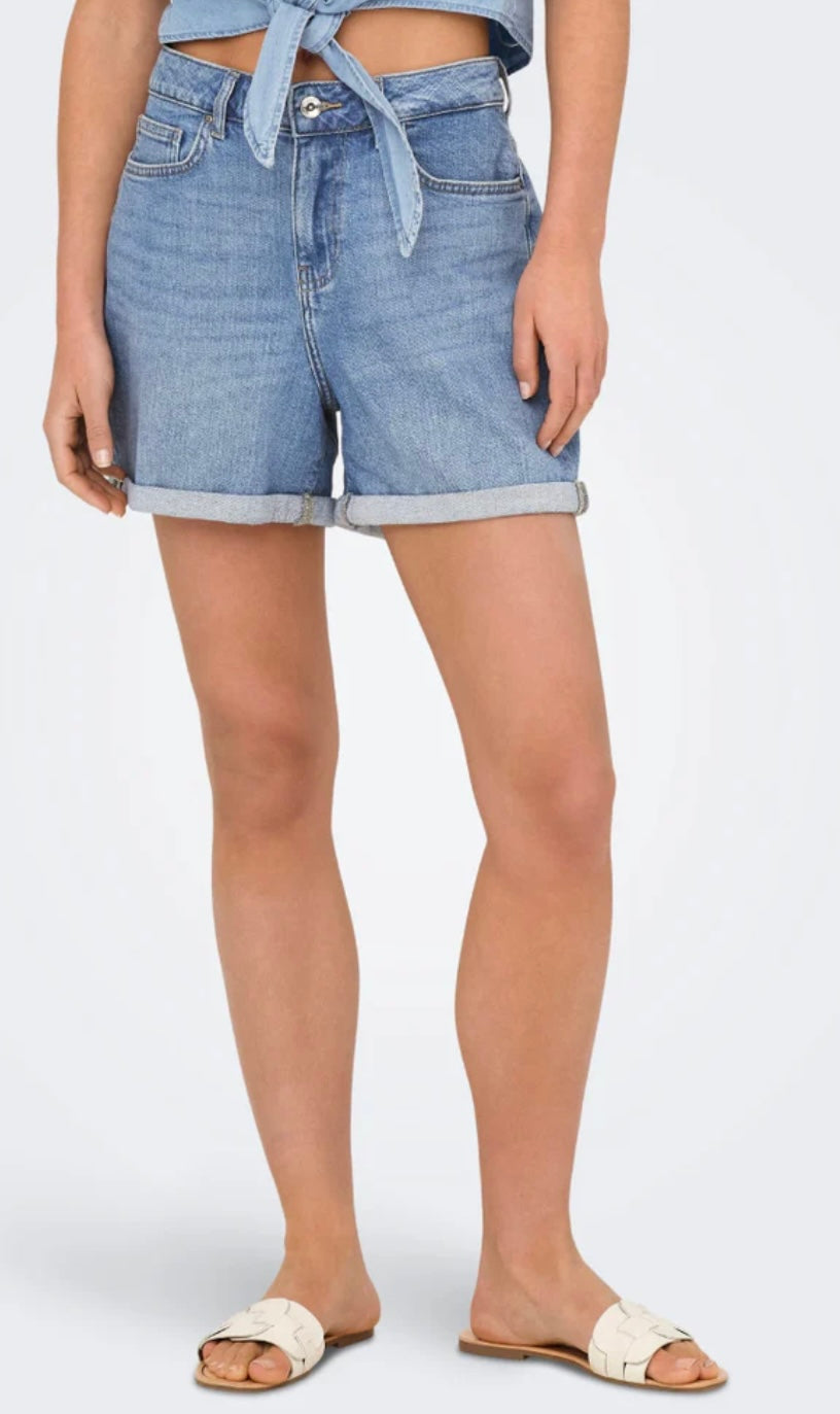 JOSEPHINE STRETCH DENIM SHORTS