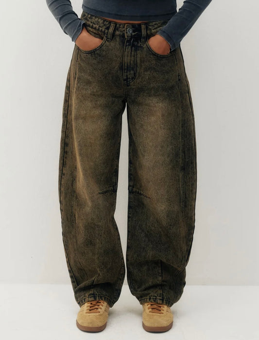 JACQUELINE BARREL LEG - BRONZE